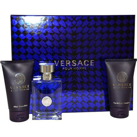 versace pour homme cologne gift set|versace 100ml gift set.